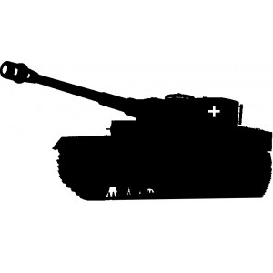 Настенное панно Немецкий тяжелый Танк "Тигр" Panzerkampfwagen VI 