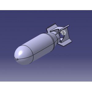 Макет авиационной бомбы Mark 65 500фунтов  армия США