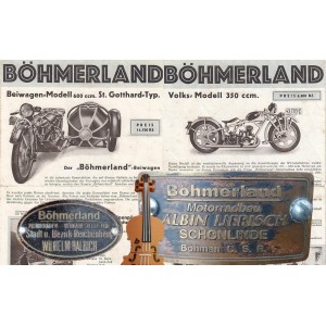 Логотип "Böhmerland" обр.1924-1939года